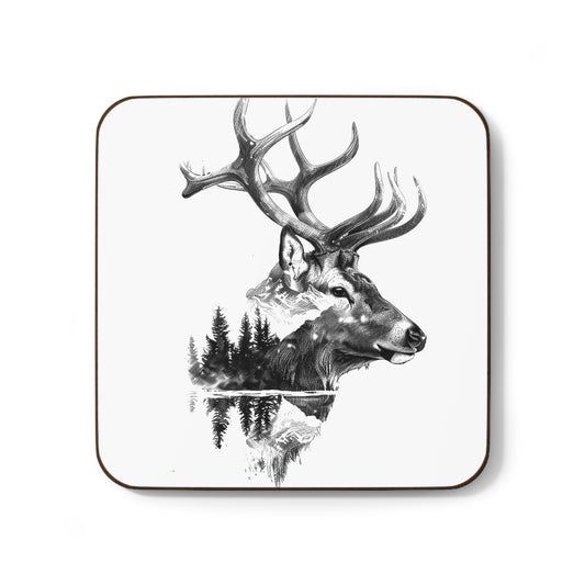 Elk Hardboard Back Coaster