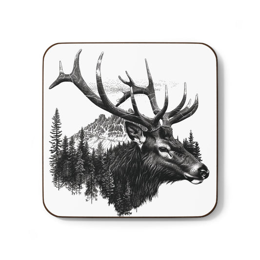 Elk Hardboard Back Coaster